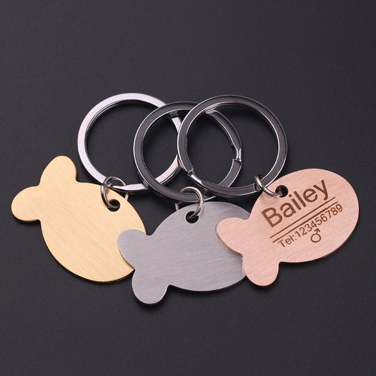 Placa de Identificación Personalizada para Mascotas - Grabado Nombre Perro Gato - Image 10