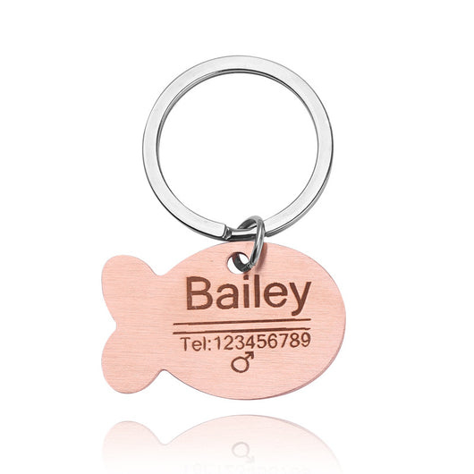 Placa de Identificación Personalizada para Mascotas - Grabado Nombre Perro Gato - Image 14