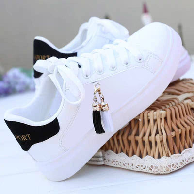 Zapatillas Deportivas Blancas Transpirables para Mujer - Estilo Coreano Casual - Image 2