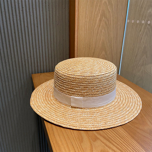 Sombrero de Rafia Tejido para Mujer - Protección Solar Elegante - Image 9