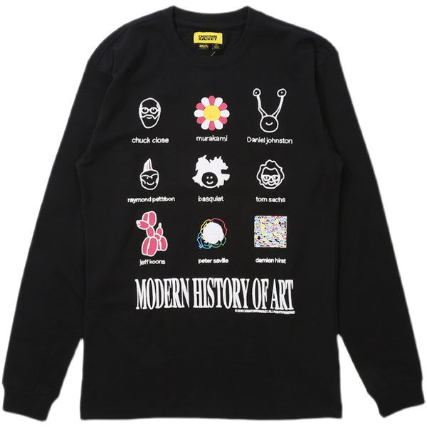 Camiseta Manga Larga Arte Moderno Irónico