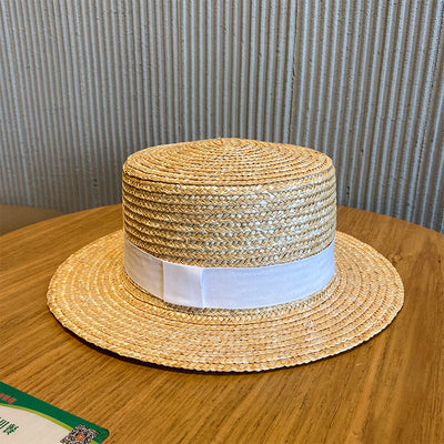 Sombrero de Rafia Tejido para Mujer - Protección Solar Elegante - Image 4