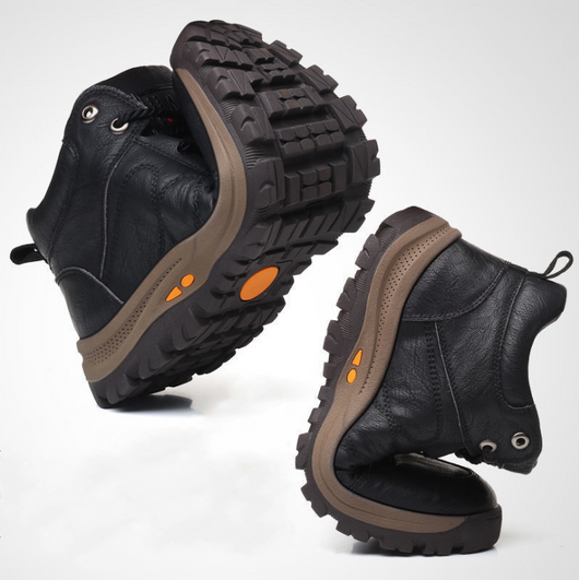 Zapatos Deportivos de Invierno para Hombre - Cuero y Lana - Image 7