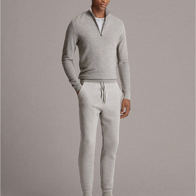 Suéter Cuello Alto Hombre con Cierre Medio - Pullover Slim Casual - Image 2