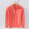 Suéter Cuello Alto Hombre con Cierre Medio - Pullover Slim Casual