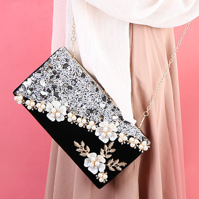 Bolso de Noche Vintage con Diamantes Brillantes - Image 5
