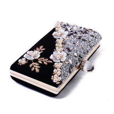 Bolso de Noche Vintage con Diamantes Brillantes - Image 3