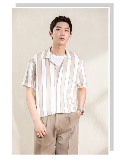 Camisa Fresca de Verano para Joven - Manga Corta en Tencel Premium - Image 5