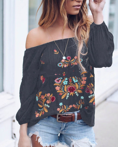 Camiseta Estampada Suelta y Ligera Cuello Redondo - Image 10