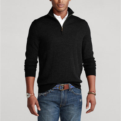 Suéter Cuello Alto Hombre con Cierre Medio - Pullover Slim Casual - Image 6