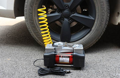 Bomba de Aire para Auto con Adaptador de Rosca Americana - Image 4