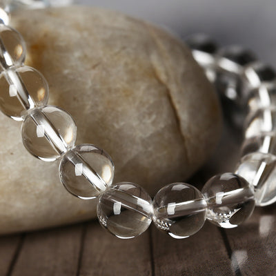 Pulsera Étnica de Cristal Blanco para Mujer - Image 5