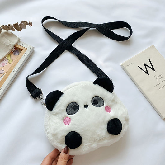 Bolso Bandolera Peluche Panda Rojo Adorable - Image 9