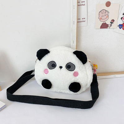 Bolso Bandolera Peluche Panda Rojo Adorable - Image 5