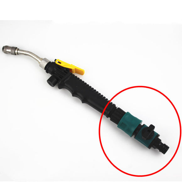 Adaptador Rápido para Tuberías de Riego con Válvula de Control y Manija