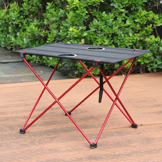 Mesa Portátil Ultraligera de Aluminio Plegable para Exteriores