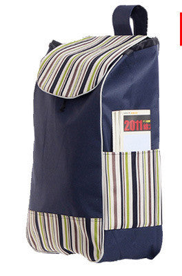 Carrito de Compras Plegable con Bolsa Impermeable Oxford Doble Capa - Image 15