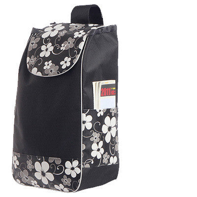 Carrito de Compras Plegable con Bolsa Impermeable Oxford Doble Capa