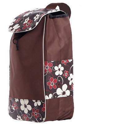Carrito de Compras Plegable con Bolsa Impermeable Oxford Doble Capa - Image 13
