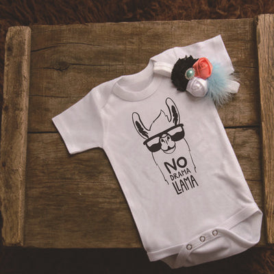Playera Estilo Europeo Americana - Diseño Divertido Save the Drama for Your Llama - Image 14