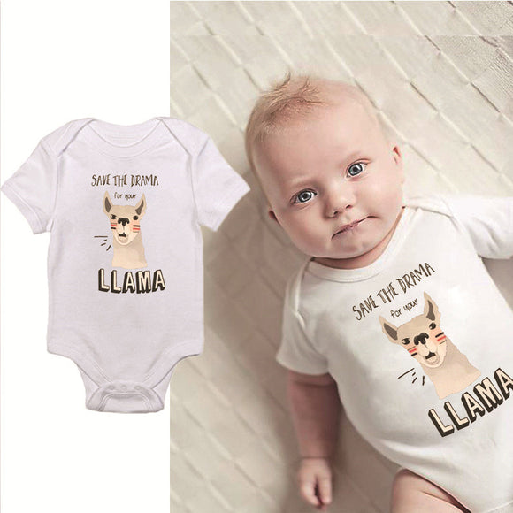 Playera Estilo Europeo Americana - Diseño Divertido Save the Drama for Your Llama