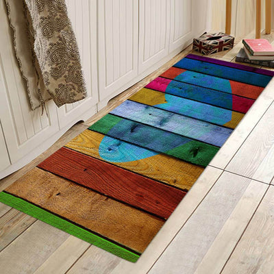 Tapete Antideslizante de Cocina y Dormitorio con Patrón de Madera - Image 15