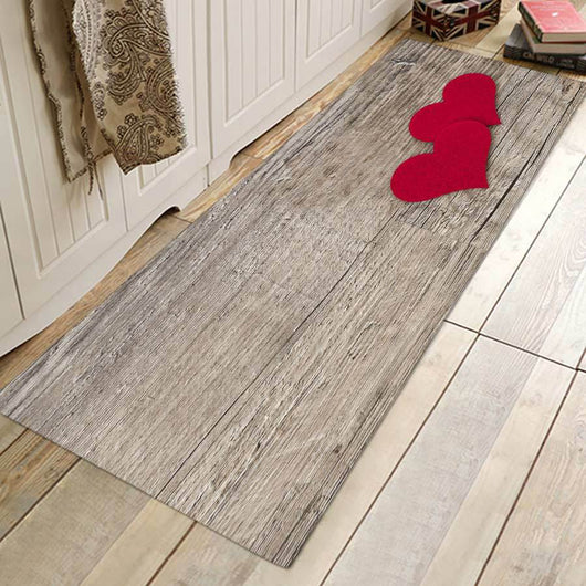 Tapete Antideslizante de Cocina y Dormitorio con Patrón de Madera - Image 6