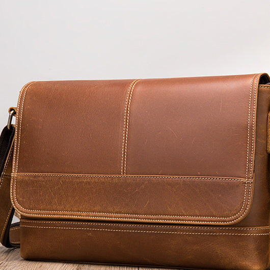 Maletín Bandolera de Cuero Genuino para Hombre - Image 10