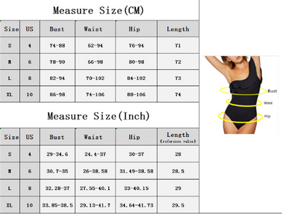 Traje de Baño Bikini Asimétrico con Volantes y Color Sólido - Image 9