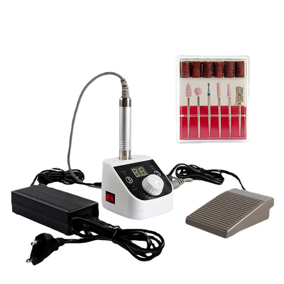 Pulidora de Uñas Eléctrica Portátil Liddy 35000 RPM Silenciosa sin Escobillas