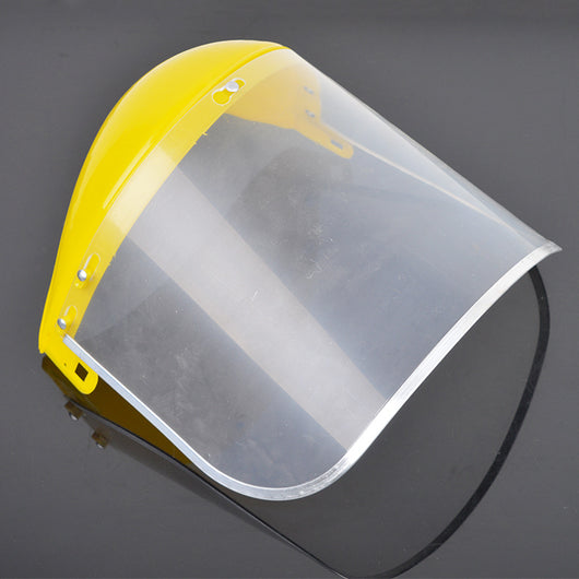 Máscara Protectora para Cortacésped - Pantalla Facial de Acero Mallado Amarilla, Resistente a Impactos - Image 7
