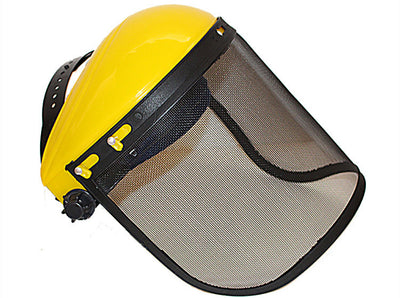 Máscara Protectora para Cortacésped - Pantalla Facial de Acero Mallado Amarilla, Resistente a Impactos - Image 8