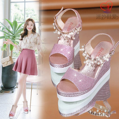 Tacones Altos Elegantes con Cristales Brillantes - Image 4