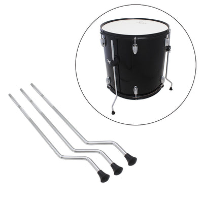 Patas de Tom Drum Plateadas Antideslizantes para Percusión - Image 8