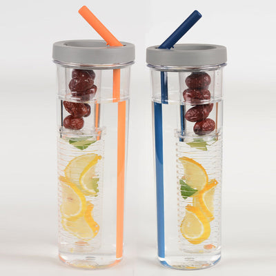 Botella Infusora de Agua con Frutas - Botella Deportiva Reutilizable para Limón y Jugos - Image 13