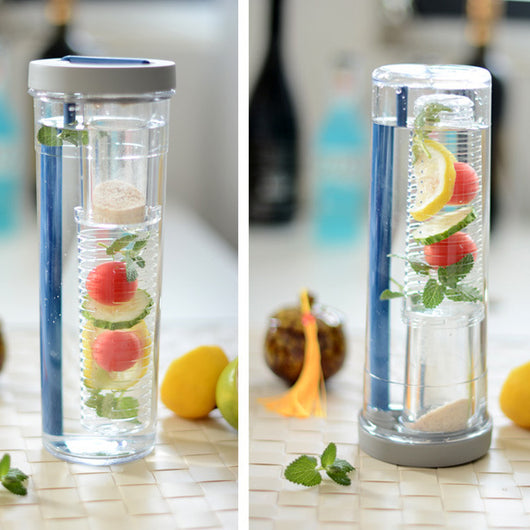 Botella Infusora de Agua con Frutas - Botella Deportiva Reutilizable para Limón y Jugos - Image 4