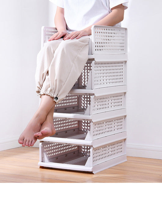 Organizador de Ropa Plegable Multi-Nivel con Tabla de Doblado Ajustable - Image 9