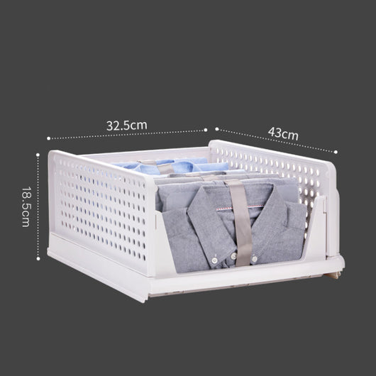 Organizador de Ropa Plegable Multi-Nivel con Tabla de Doblado Ajustable - Image 2