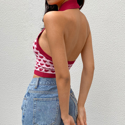 Chaleco de Punto Lana con Cuello Polo Corto para Mujer - Image 2