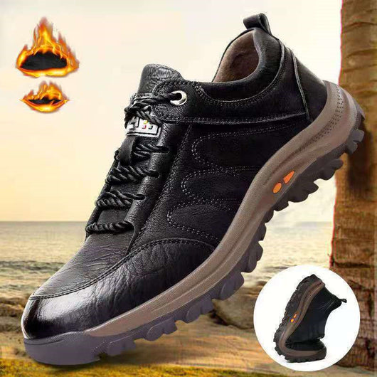 Zapatos Deportivos de Cuero Casual para Hombre - Calidez y Comodidad Invierno - Image 13