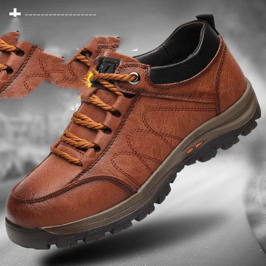 Zapatos Deportivos de Cuero Casual para Hombre - Calidez y Comodidad Invierno - Image 11