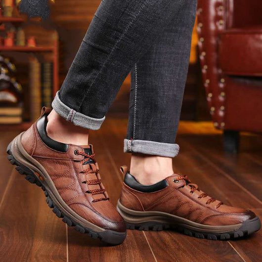 Zapatos Deportivos de Cuero Casual para Hombre - Calidez y Comodidad Invierno - Image 15