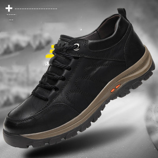Zapatos Deportivos de Cuero Casual para Hombre - Calidez y Comodidad Invierno - Image 2
