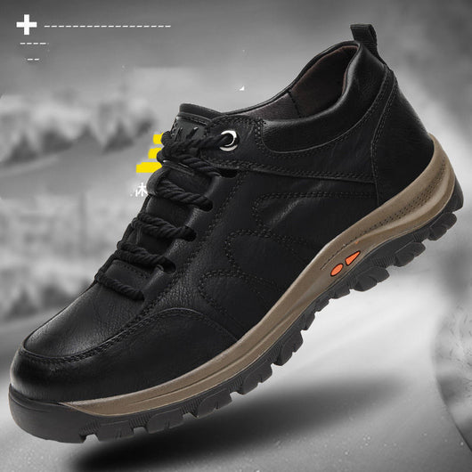 Zapatos Deportivos de Cuero Casual para Hombre - Calidez y Comodidad Invierno - Image 2