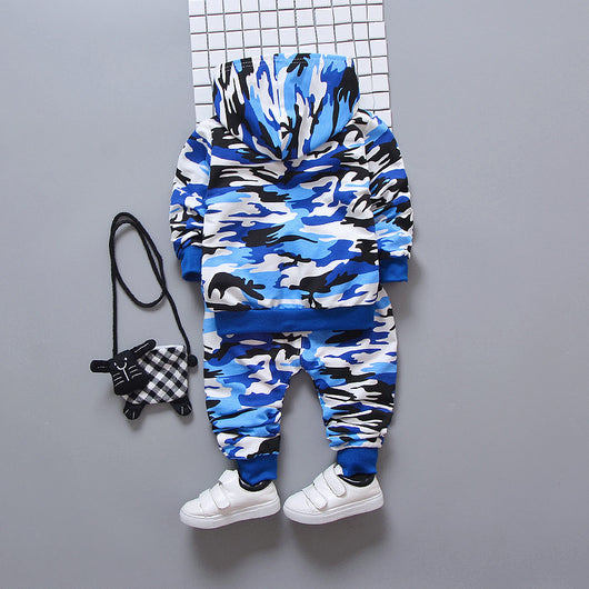 Conjunto de Tres Piezas Camuflaje con Diseño Infantil - Image 6