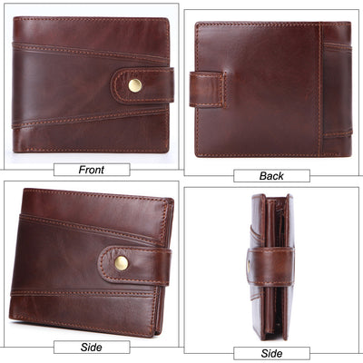 Cartera Ejecutiva de Cuero Genuino con Múltiples Compartimentos - Image 7