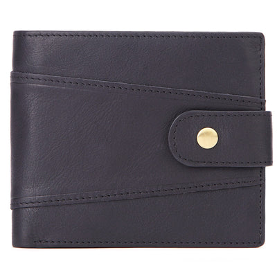 Cartera Ejecutiva de Cuero Genuino con Múltiples Compartimentos