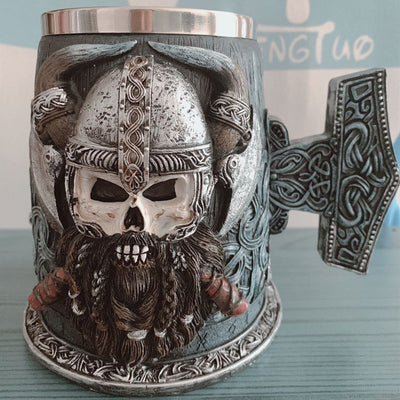 Jarra Medieval Vikinga Estilo Europeo Americano - Image 12
