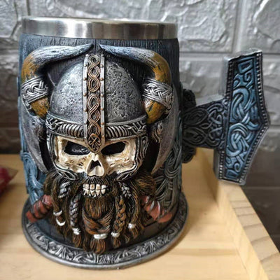 Jarra Medieval Vikinga Estilo Europeo Americano - Image 10