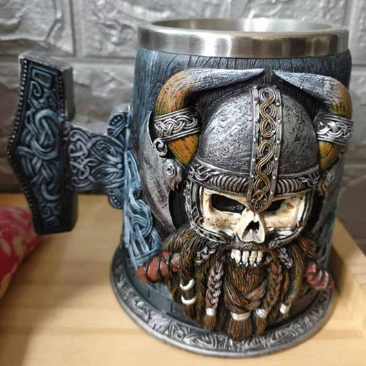 Jarra Medieval Vikinga Estilo Europeo Americano - Image 8